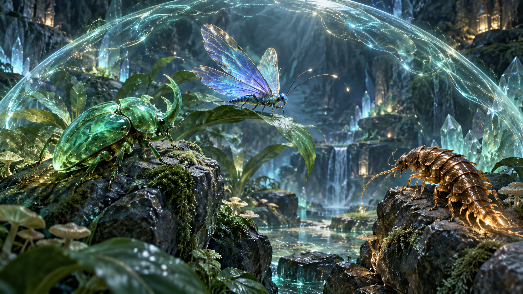 御灵宗修士遗留的一批其他奇虫原创意象插画