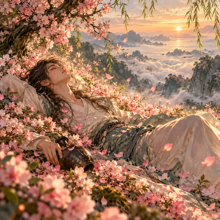 《醉卧花间》封面