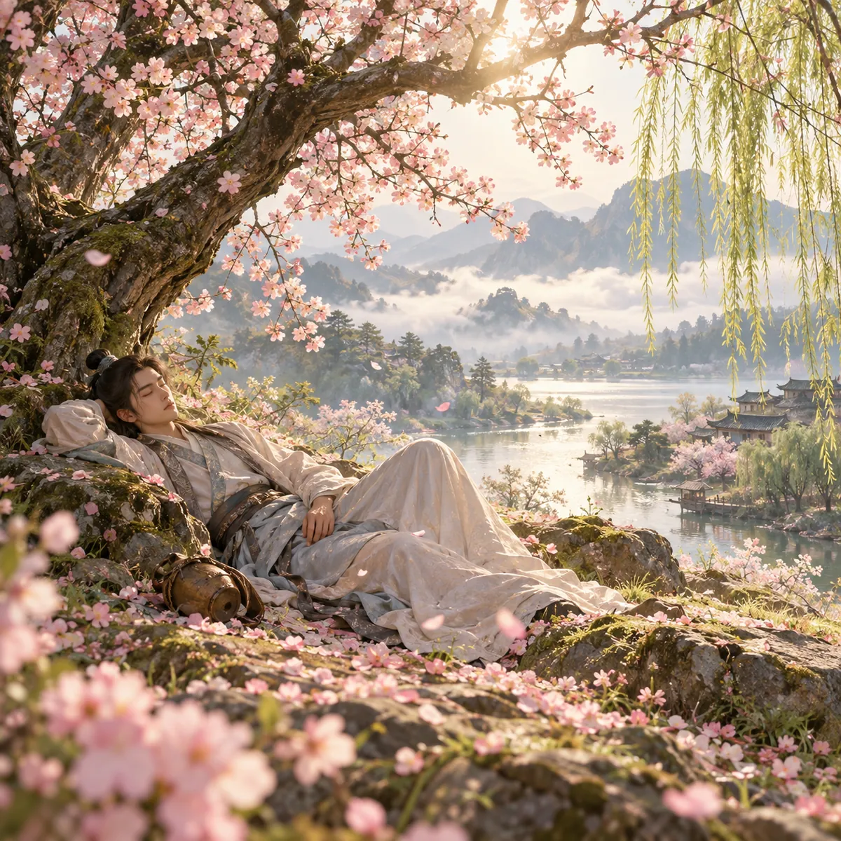 《醉卧花间》封面
