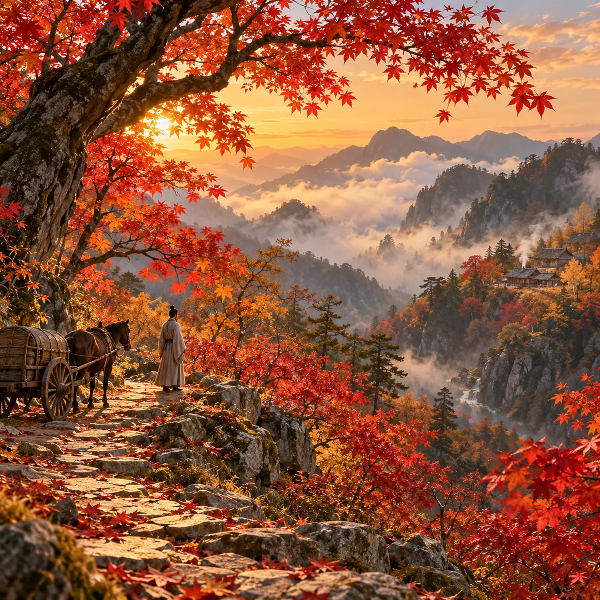 《霜叶红于二月花》封面